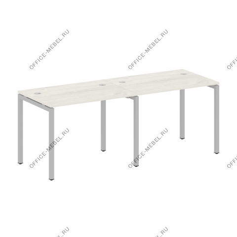 Рабочая станция на 2 раб.места на П-образном м/к 40БП.СМ-2.1 на Office-mebel.ru