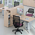 Составные столы на 2 рабочих места прямоугольные PR2T148 на Office-mebel.ru 2