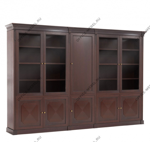 DOGE Шкаф комб*2+дер.дв L347 106 510.503.510/601.601.602 WAL на Office-mebel.ru