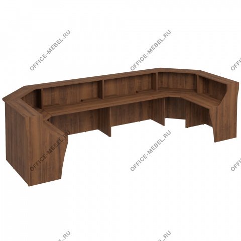 Стойка ресепшен П-образная К.9237 ДШ на Office-mebel.ru