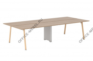 Рабочая станция на 4 места ECO144.U003 на Office-mebel.ru