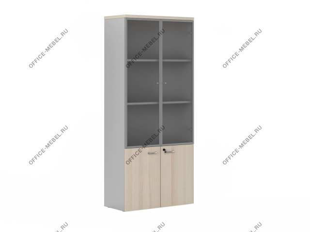 Шкаф комбинированный алюм. FLS331/R2.L на Office-mebel.ru