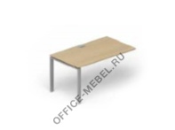 Рабочий стол с креплением к тумбе с врезным блоком LVRU13.1608-2 на Office-mebel.ru