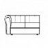 Мягкая мебель для офиса Двухместная секция с левым подлокотником 2Л на Office-mebel.ru 1