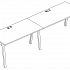 Рабочая станция (2х120) АЛ 9014-2 на Office-mebel.ru 1