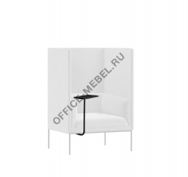 ЛИРО/ДЖАСТ/LIRO/JUST Поворотный столик ЧЕРНЫЙ LIRO / JUST writing table hpl  на Office-mebel.ru