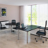Стол на опорной тумбе 3 ящика (правый) BL160T3D на Office-mebel.ru 5