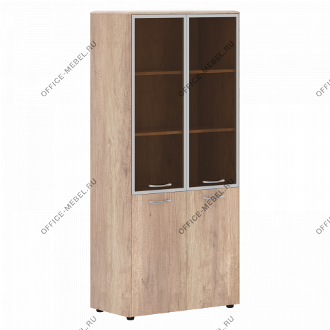 Шкаф комбинированный двери в AL-раме DHC 85.7 на Office-mebel.ru