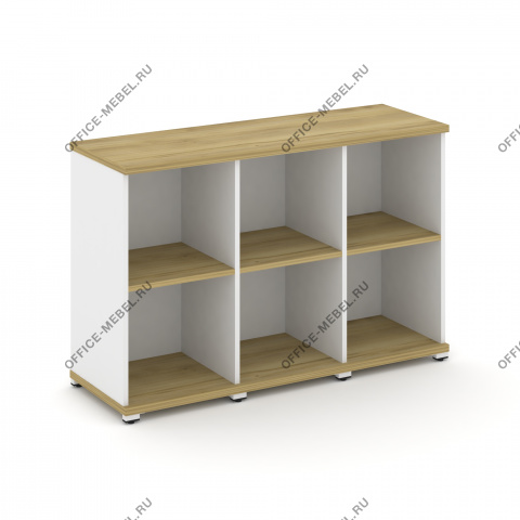 Стеллаж три узкие секции, 2 ниши CN.STU-230 на Office-mebel.ru