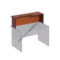 Надстройка к столу с вырезом л\п ДР 468 на Office-mebel.ru