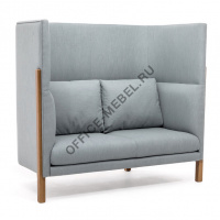 Диван 2-местный высокая спинка на Office-mebel.ru