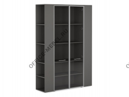 Шкаф высокий с боковыми стеллажами JNO935.ANT на Office-mebel.ru