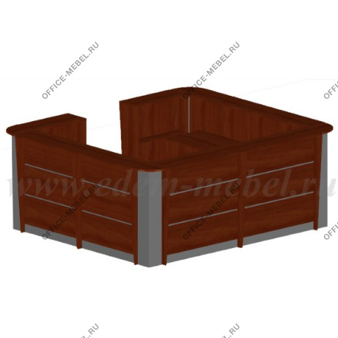 Стойка ресепшн Rapid комплект №10 на Office-mebel.ru