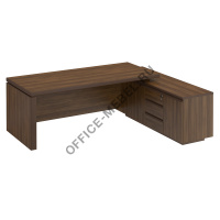 Стол руководителя на опорной тумбе МК 138-2 на Office-mebel.ru