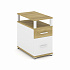 Тумба приставная 3 ящика. С надставкой CN.TGP-001 A/B/W на Office-mebel.ru 1