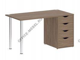 Стол письменный L=1380мм VR.SP-3-138.4 на Office-mebel.ru