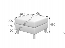 Пуф Dm-P1 на Office-mebel.ru