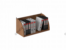 Полка настенная верх открытый х37 на Office-mebel.ru