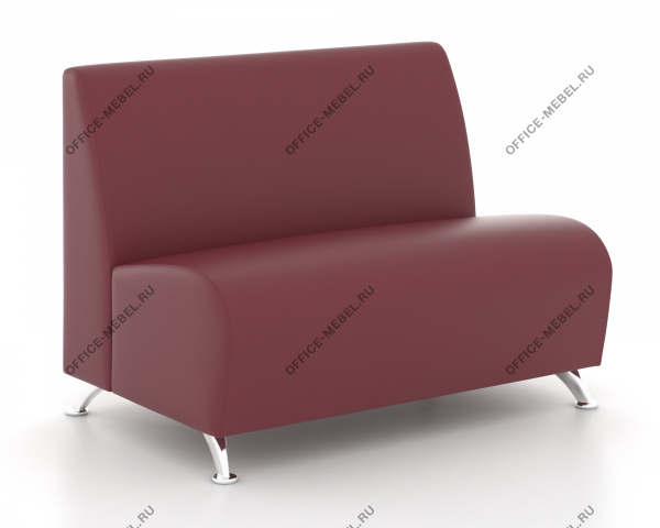 Мягкая мебель для офиса Прямой двухместный модуль 2 на Office-mebel.ru
