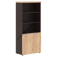 Шкаф с 1 комплектом глухих малых дверей и топом AHC 85.5 на Office-mebel.ru