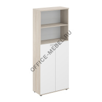 Шкаф высокий полуоткрытый 2-х дв. MX.856 на Office-mebel.ru