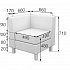 Мягкая мебель для офиса Угловой элемент 90 DmC на Office-mebel.ru 1