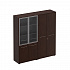 Шкаф комбинированный (стекло-одежда) МЕ 358 на Office-mebel.ru 1