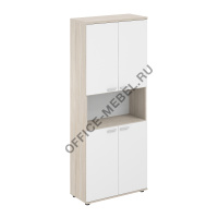 Шкаф высокий с нишей 4-х дв., з. ст 	MX.853 на Office-mebel.ru