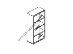 Шкаф двери стекло PVFALT-12 на Office-mebel.ru