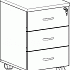 Тумба мобильная ПК-ССМ-ТММ43Х47УД/П-В1-179 на Office-mebel.ru 1