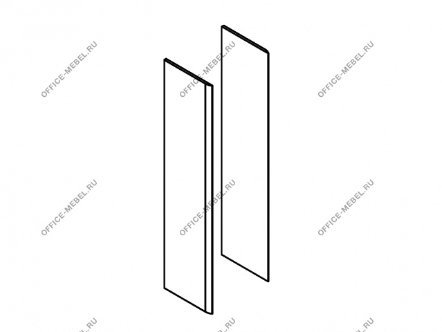 Панели боковые высокие DSH 1945-2 на Office-mebel.ru