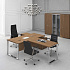 Шкаф комбинированный (со стеклом + для одежды узкий + со стеклом) ВЛ 361 ДТ на Office-mebel.ru 2