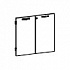 Двери двойные без замка (для шкафа 2С) B2D40-2 на Office-mebel.ru 1
