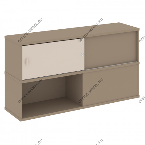 Надставка на две тумбы высокая л\п ES.NV-6.1  на Office-mebel.ru