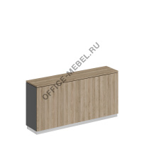 Шкаф 180 закрытый низкий для документов СИ 323 на Office-mebel.ru