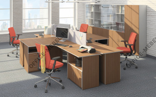 Бюджет - Офисная мебель для персонала светлого декора светлого декора на Office-mebel.ru
