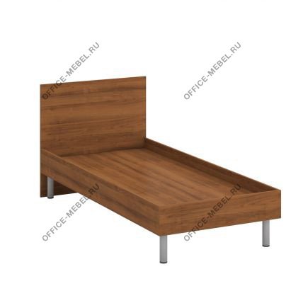 Кровать деревянная на металлокаркасе С 01 ДСП/МЕТ на Office-mebel.ru