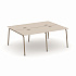 Рабочая станция на 4 места ES.D.RS-4.1-LK на Office-mebel.ru 1