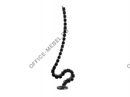 Кабель-канал вертикальный гибкий, черный CS-13B на Office-mebel.ru