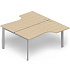 Стол BENCH на 2 рабочих места BR2T1612 на Office-mebel.ru 1