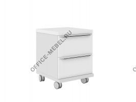 Тумба мобильная с 2 ящиками EMP201.HGW на Office-mebel.ru
