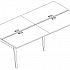 Рабочая станция (4х120) АЛ 9174-2 на Office-mebel.ru 1