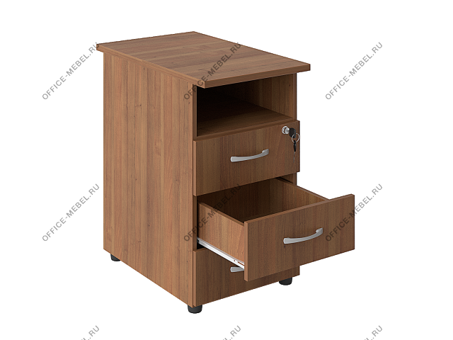 Тумба приставная с 3-мя ящиками и замком, глубина 700 х42х42.03 на Office-mebel.ru