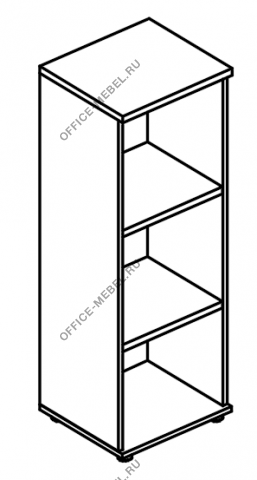 Стеллаж средний узкий (топ ДСП) МР 9461 на Office-mebel.ru