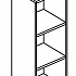 Стеллаж средний узкий (топ ДСП) МР 9461 на Office-mebel.ru 1