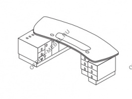 Стол левый/правый PVFALCON SX/PVFALCON DX на Office-mebel.ru