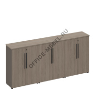 Шкаф для документов закрытый средний (стенка из 3 шкафов) РС 308 на Office-mebel.ru