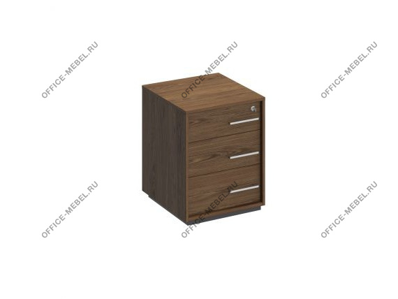 Тумба выкатная 3-ящичная с замком ВЛ 213 ДТ на Office-mebel.ru