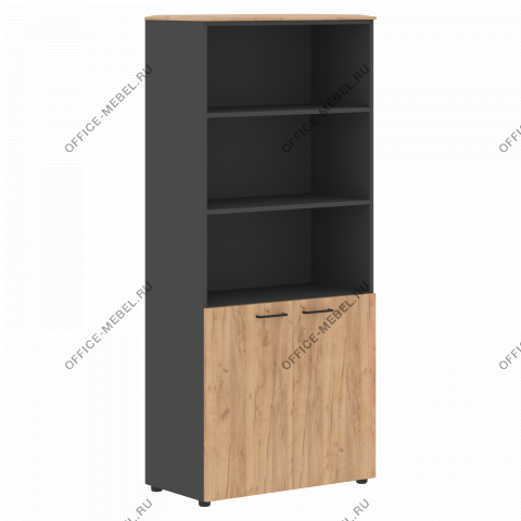 Шкаф с 1 комплектом глухих малых дверей   JHC 85.5 на Office-mebel.ru