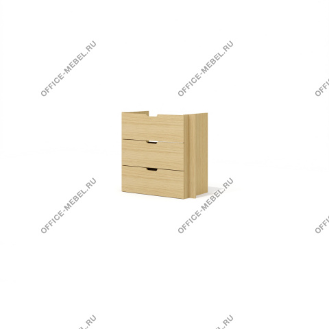 Бокс с тремя ящиками Rem-52 на Office-mebel.ru